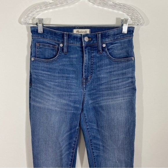 Madewell Size 26‎ 10” High Rise Skinny Jeans Tulip Hem Edition - Picture 3 of 15